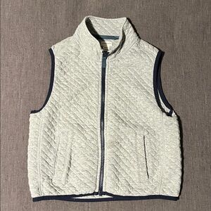 Crewcuts Gray Quikted with Navy Blue Trim